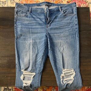 American Eagle Outfitters Women's Jegging Blue Jeans